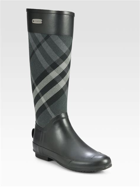 burberry clemence rain boot women|net a porter Burberry boots.